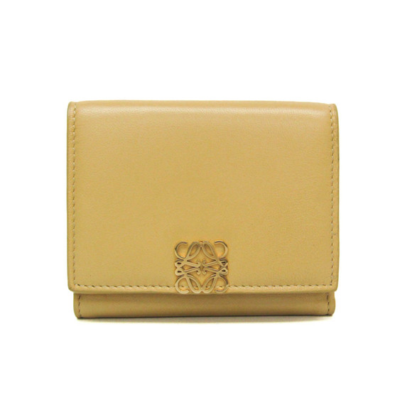 LOEWE Accessories - Loewe Anagram Trifold Wallet Women's Leather Wallet (tri-fold) Mustard